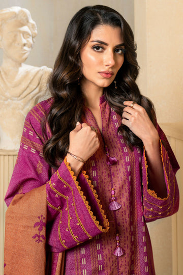 Alkaram FW-34.1-22-Hot Pink Winter Collection 2022 Online Shopping